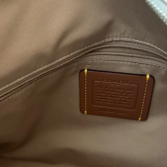 Coach Cherry Pattern Tote - Cream and Burgundy New!!! - Picture 6 of 7